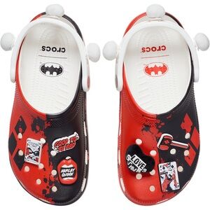 Crocs Red and Black Harley Quinn Clog